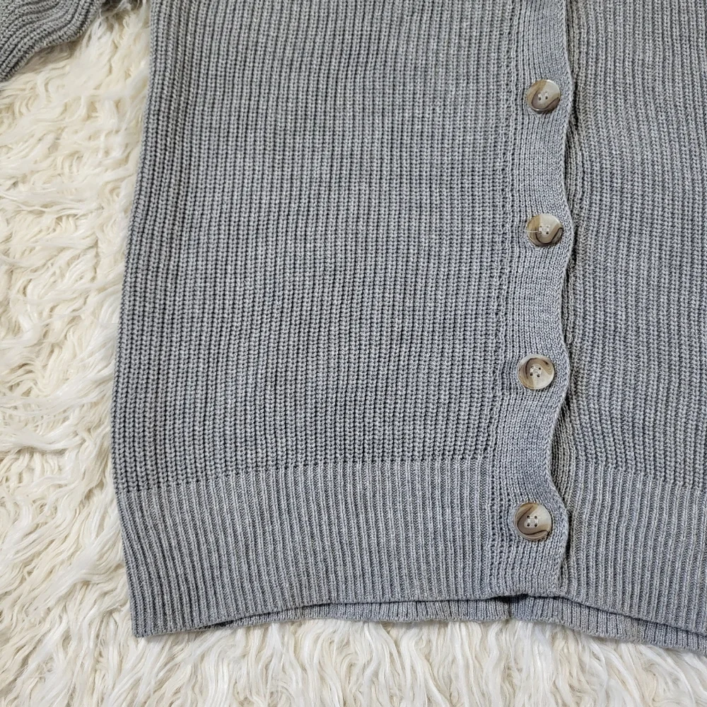 Hudson Cotton Classic White Button Up Women's Cardigan Sweater Size XS - Picture 6 of 15